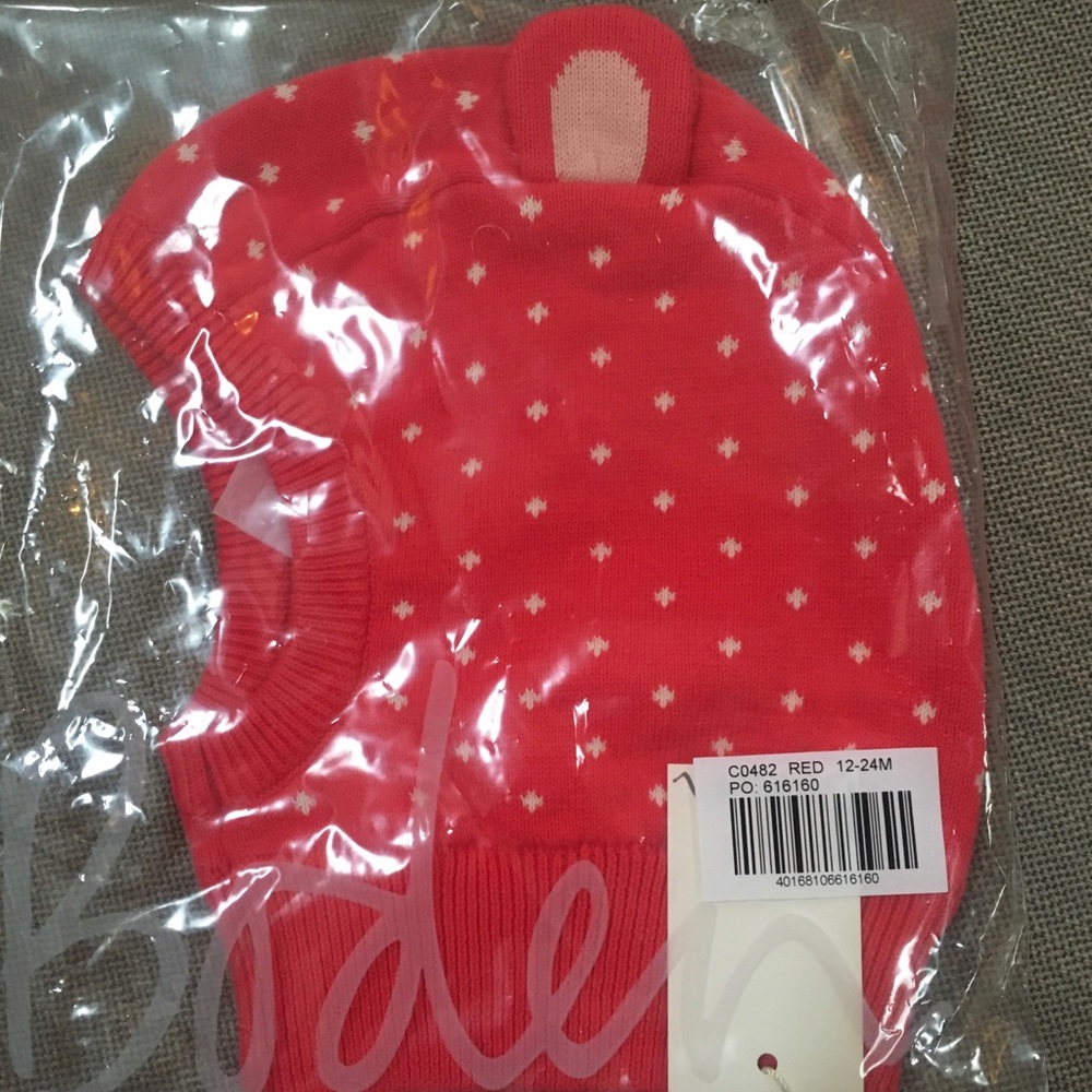 NWT Mimi Boden Snow Hat 12-24m